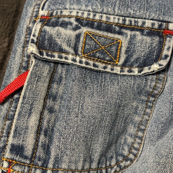 Baggy navy blue cargo jeans high state brand jeans - Picture 7 of 12